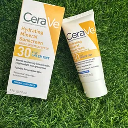CeraVe Protector Solar Mineral Hidratante 30 SPF con Color