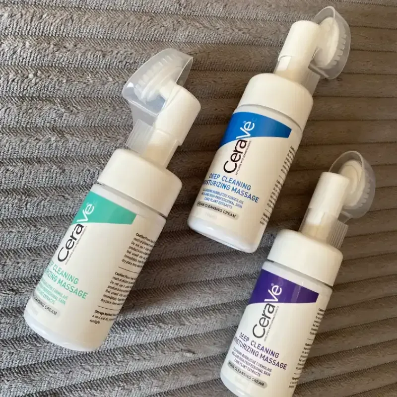 Cerave Limpiador Facial con Masajeador