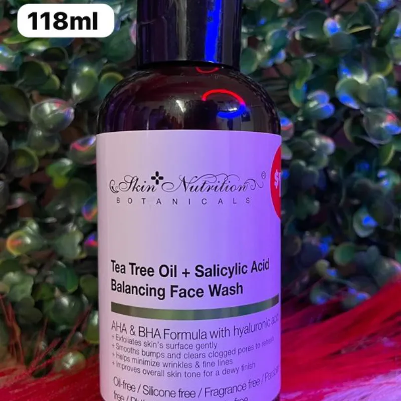Enjuague facial para acné