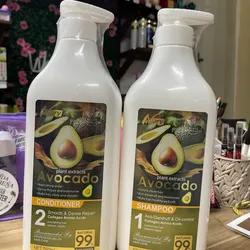Juego de shampoo y acondicionador de aguacate 🥑