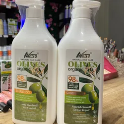 JUEGO DE SHAMPOO Y ACONDICIONADOR DE OLIVA 🫒