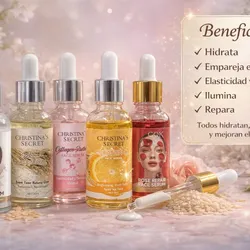 SERUMS VITAMINA C /ARROZ /COLAGENO/ ROSAS / LECHE 30ml