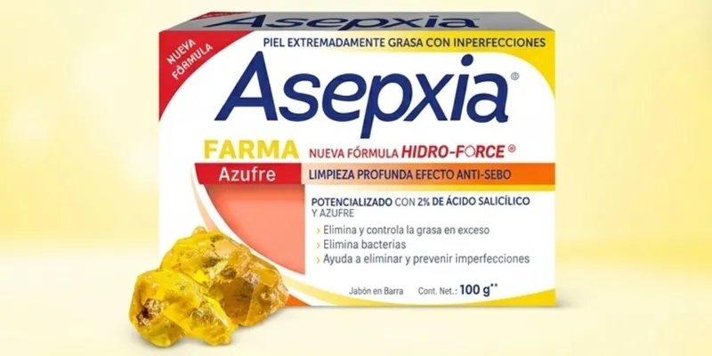 ASEPXIA Farma Azufre Jabón en Barra
