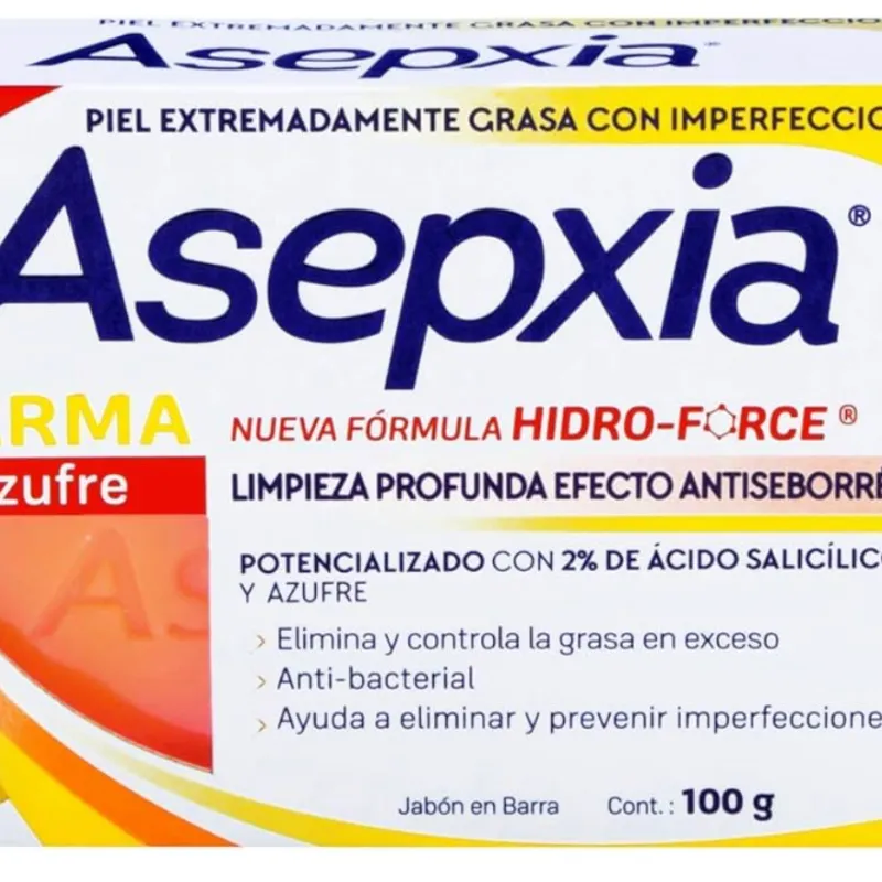 ASEPXIA Farma Azufre Jabón en Barra