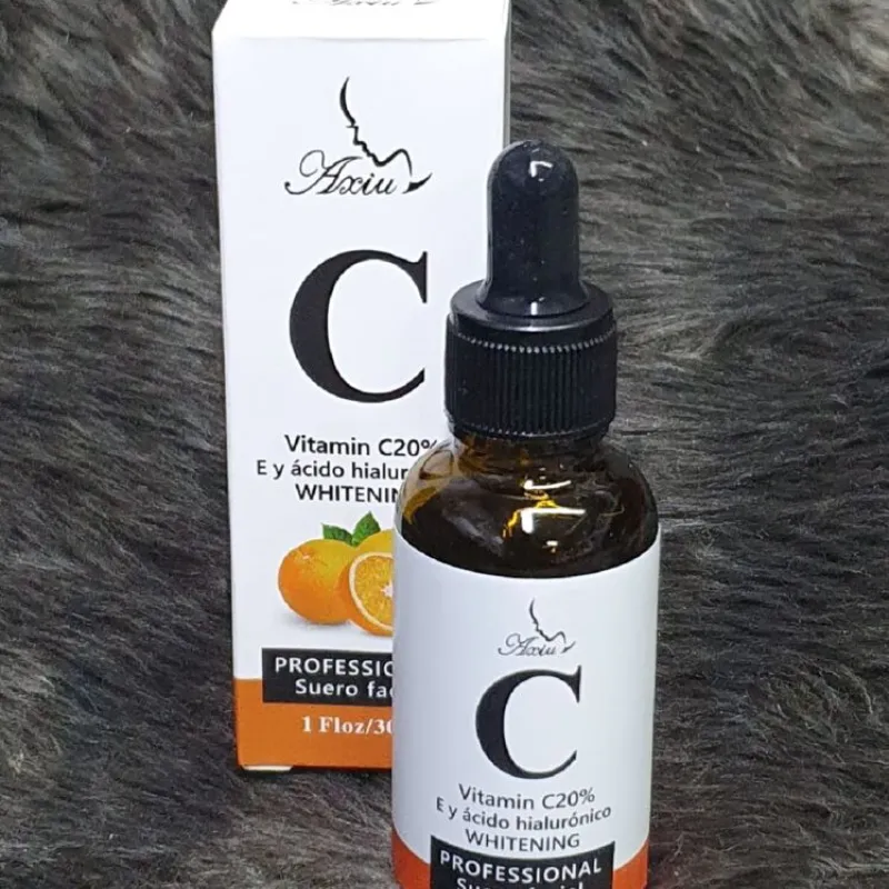  Axiu C Serum Facial de Vitamina C 20% con Ácido Hialurónico