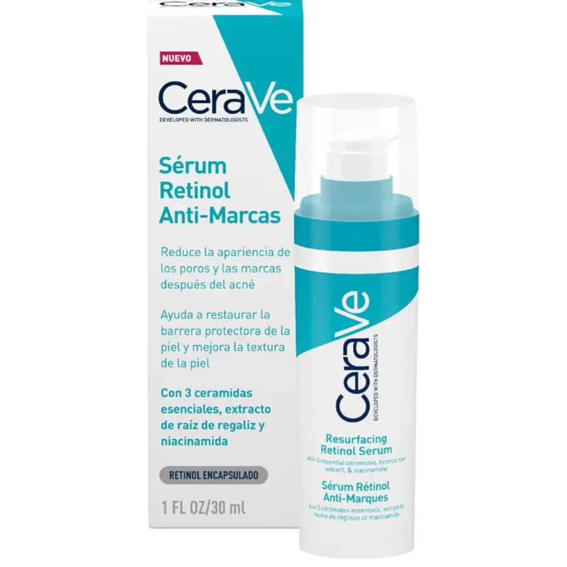 Cerave Serum Retinol Anti-Marcas Para Piel Grasa o Acne