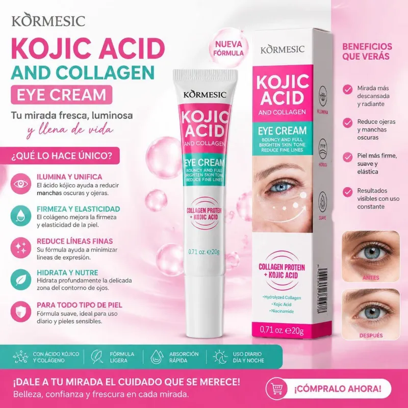 Contorno de ojos Colágeno y Àcido Kójico