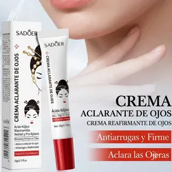 Contorno de ojos Sadoer con ácido kójico, niacinamida y retinol.