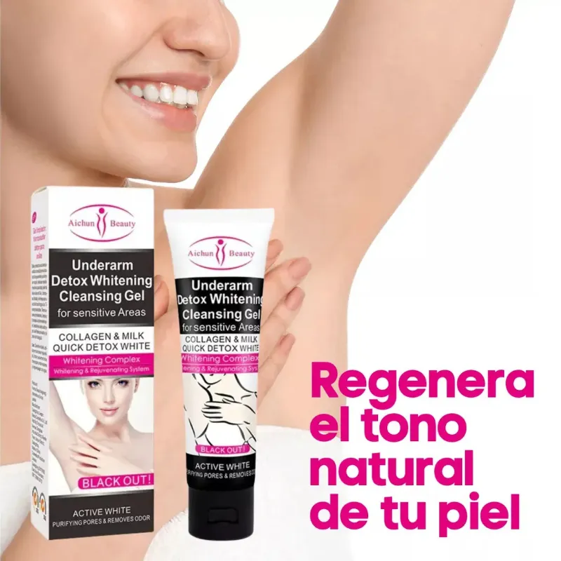 Gel Limpiador para axilas, cuerpo y partes privadas
