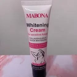 Crema blanqueadora para cara, cuerpo y partes privadas