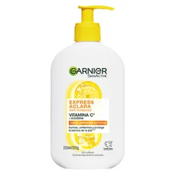 Crema Limpiadora Nutritiva Anti Manchas Express Aclara de Garnier SkinActive. 