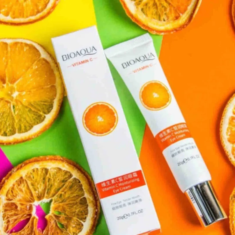 Crema para contorno de Ojos de Vitamina C 🍊 