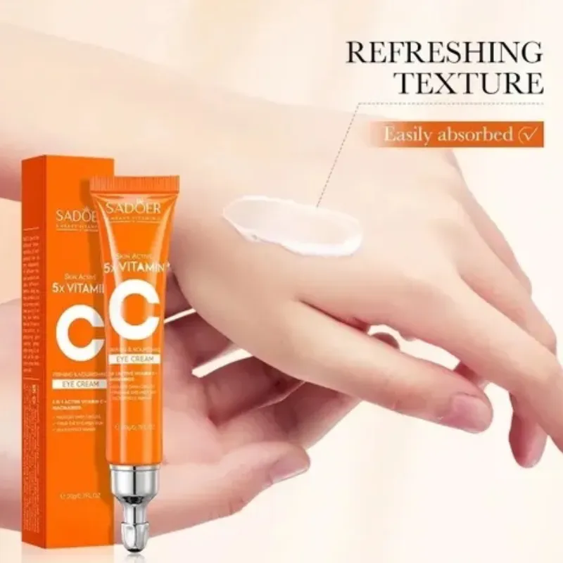 Crema para contorno de Ojos de Vitamina C 🍊