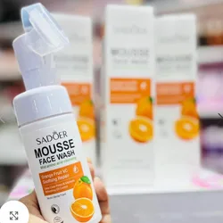 Espuma Limpiadora Sadoer Mousse Facial Naranja