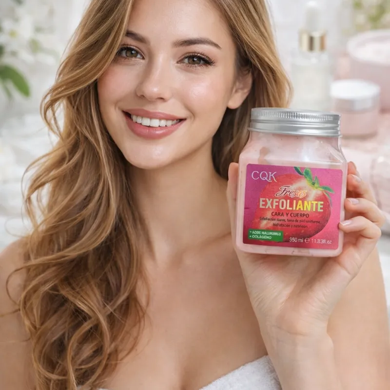 Exfoliante de Fresa Facial y Corporal