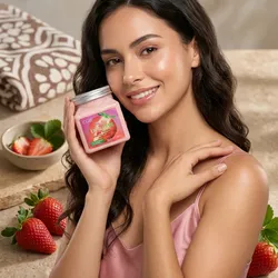 Exfoliante de Fresa Facial y Corporal