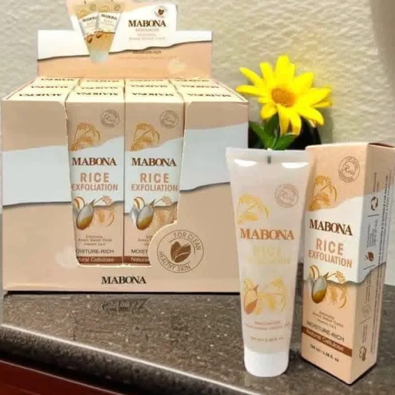 Exfoliante facial de arroz