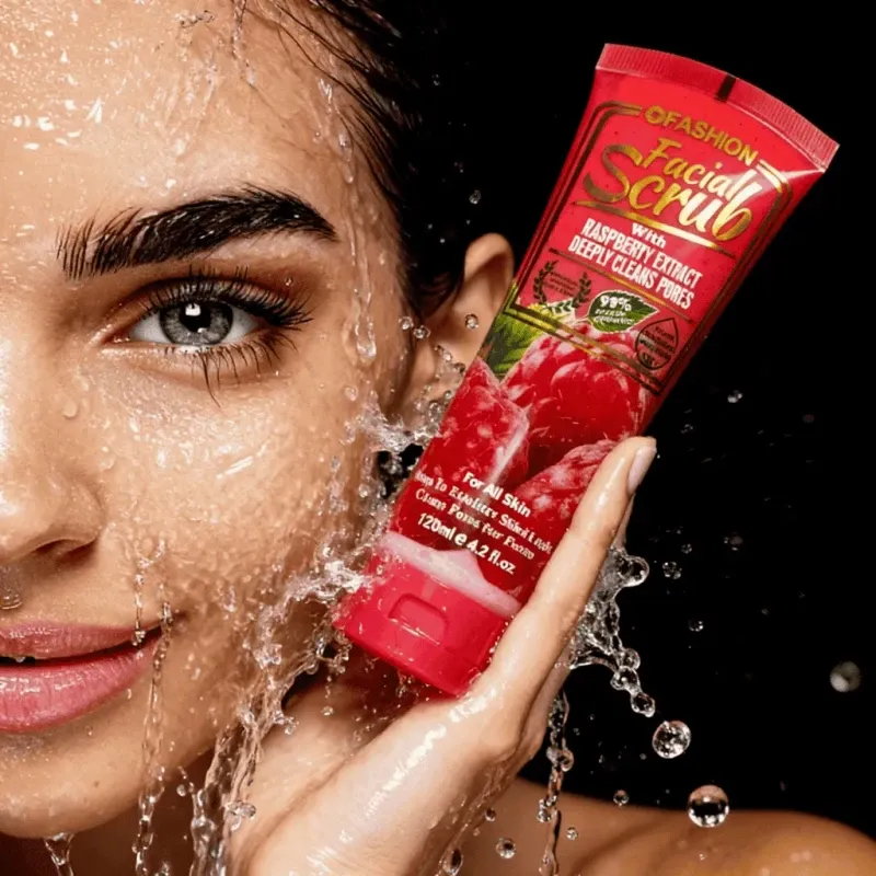 Exfoliante Facial de Fresa