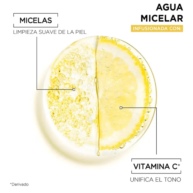 Garnier Agua Micelar Desmaquillante Express Aclara 100ml