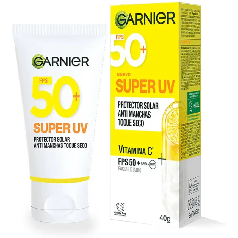Garnier Super UV Protector Solar Facial Toque Seco