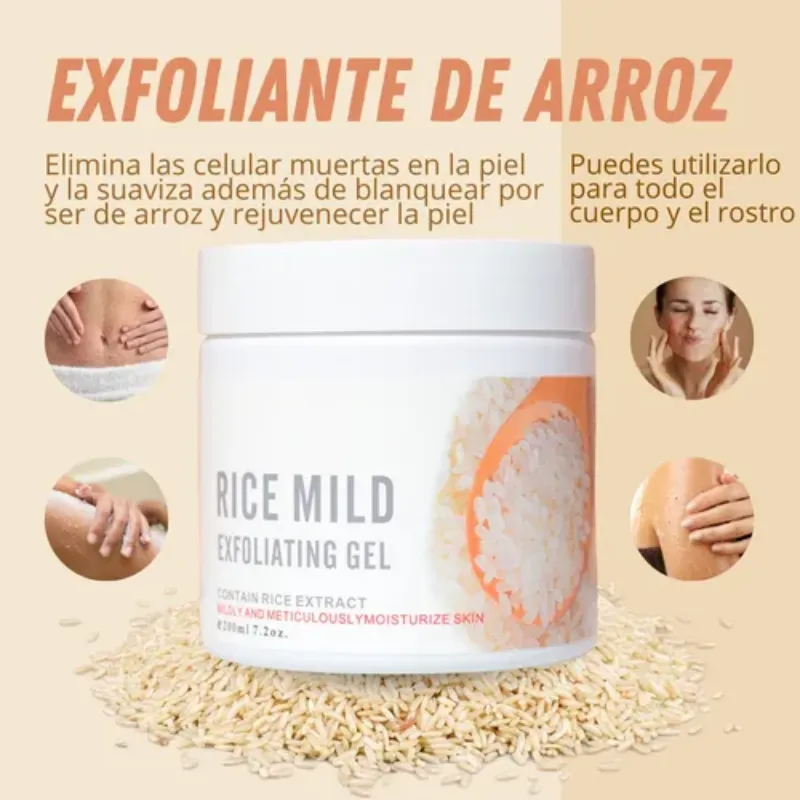 Gel Exfoliante de arroz 