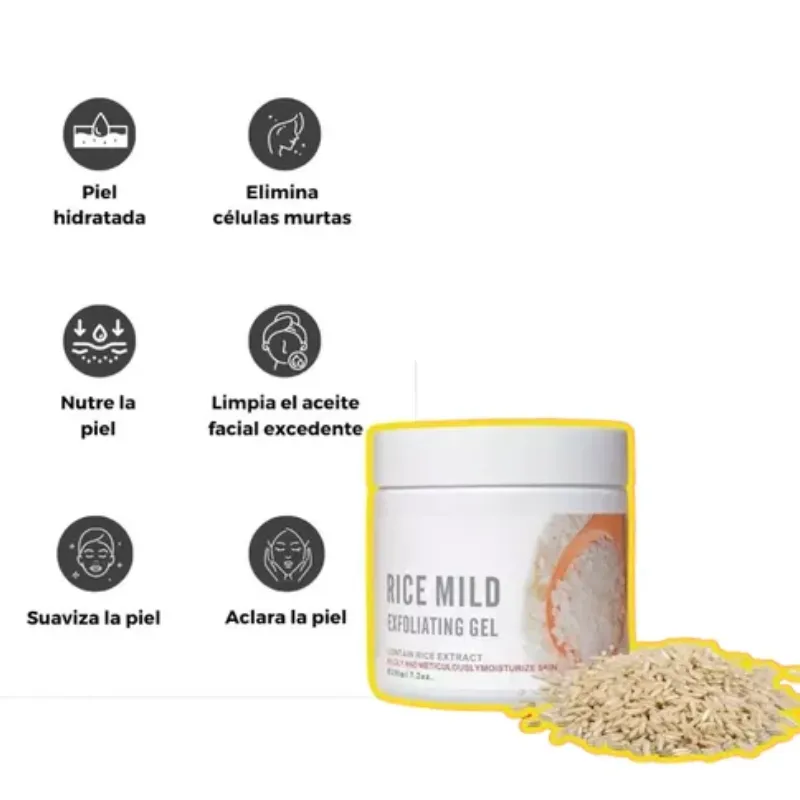 Gel Exfoliante de arroz 