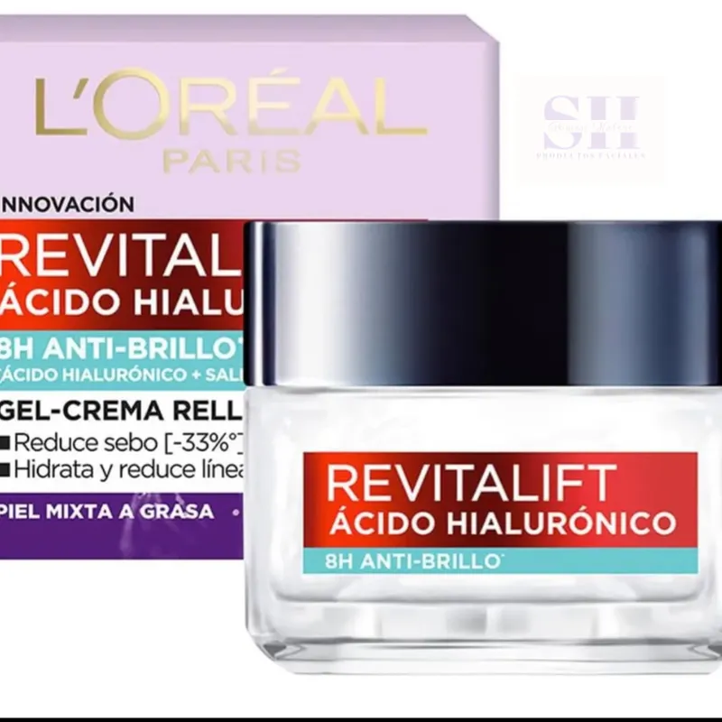 L'Oréal Paris Gel Crema Revitalift Ácido Hialurónico Anti-Brillo