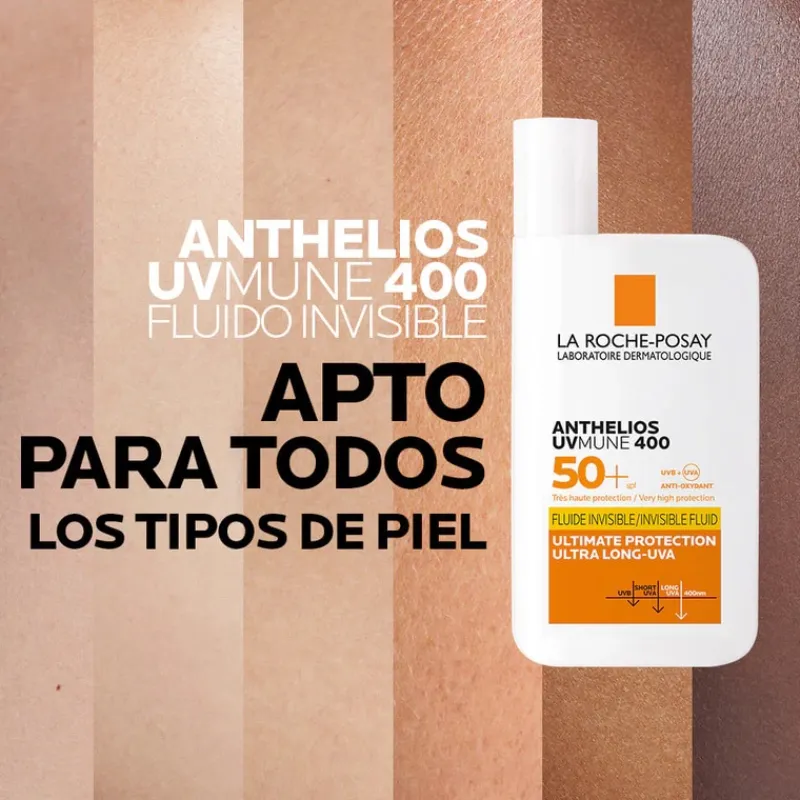 La Roche-Posay Anthelios UVMUNE Fluido Invisible FPS 50+