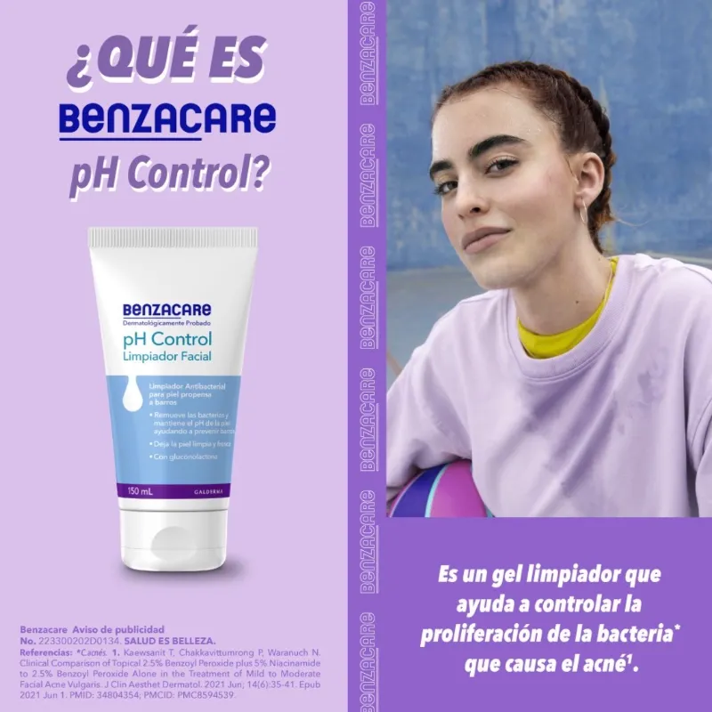 Limpiador Facial Benzacare pH Control 🧴