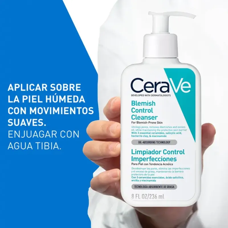 CeraVe Espuma limpiadora antiacné/Imperfecciones