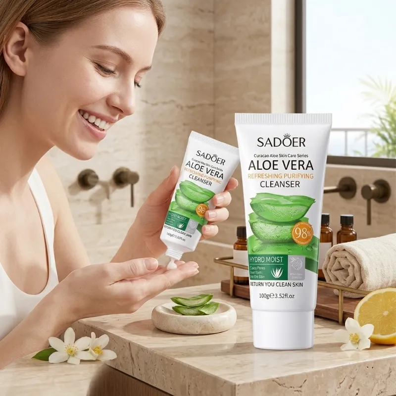 Limpiador Facial de Aloe Vera