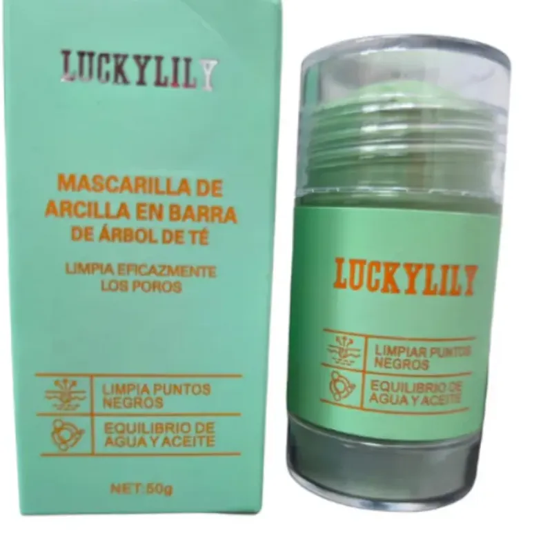Mascarilla de arcilla en barra de árbol de té