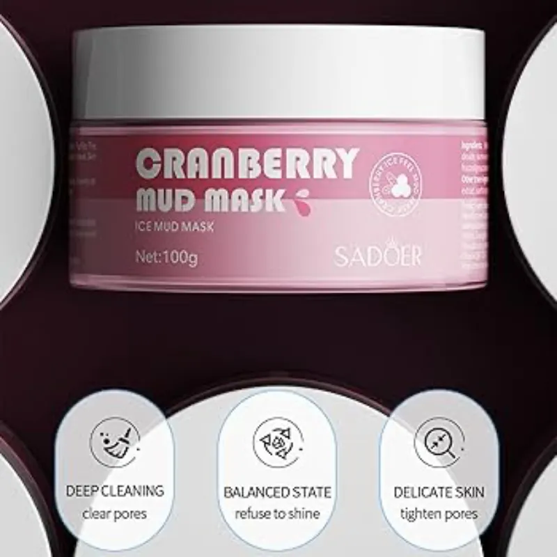 Mascarilla facial de barro Sadoer