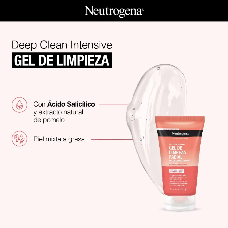 Neutrogena Gel de Limpieza Facial Piel Mixta a Grasa