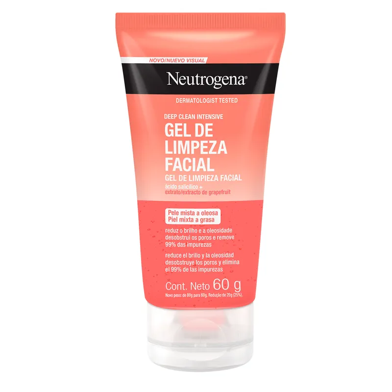 Neutrogena Gel de Limpieza Facial Piel Mixta a Grasa