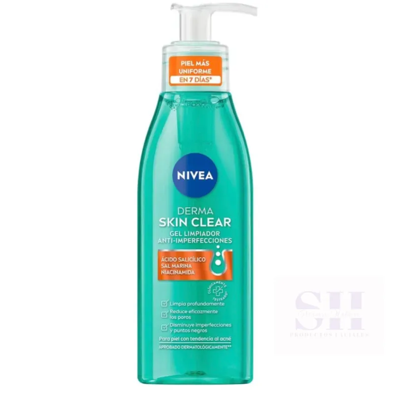 NIVEA Derma Skin Clear Gel Limpiador Anti-imperfecciones