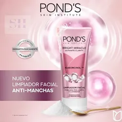 POND'S Limpiador Facial en Espuma Bright Miracle con Niasorcinol Anti-manchas
