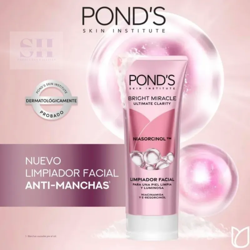 POND'S Limpiador Facial en Espuma Bright Miracle con Niasorcinol Anti-manchas