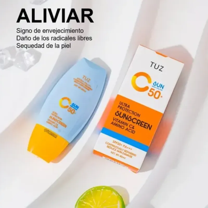 Protector solar Tuz Ultra Protection Sunscreen con Vitamina C y Amino Ácido