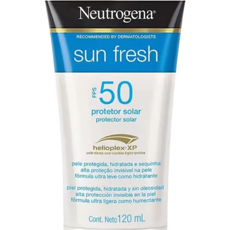 Protector Solar Corporal Neutrogena Sun Fresh FPS 50 120 ml
