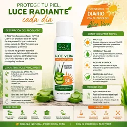 Protector Solar de Aloe Vera en Spray