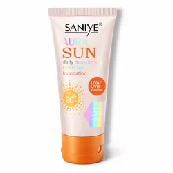 Protector Solar Saniye Aqua Sun con color