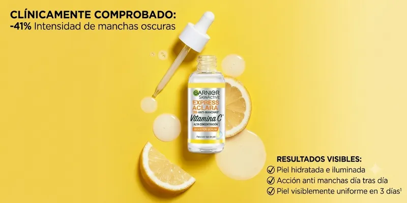 Garnier Express Aclara Sérum facial Anti manchas con Vitamina C