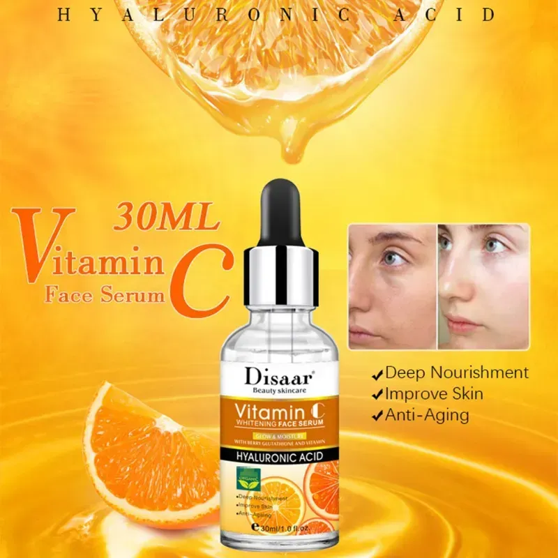 Serum Facial de Vitamina C y Ácido Hialurónico