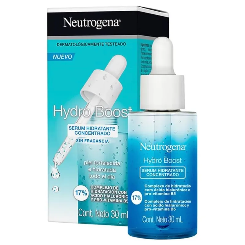 Serum Hidratante Concentrado facial Neutrogena Hydro Boost® Ácido Hialurónico 30ml