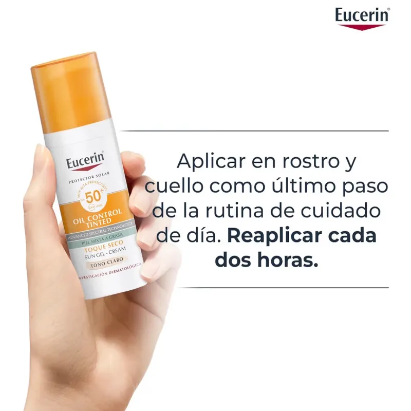 Protector Solar Oil Control Tono Medio FPS 50+
