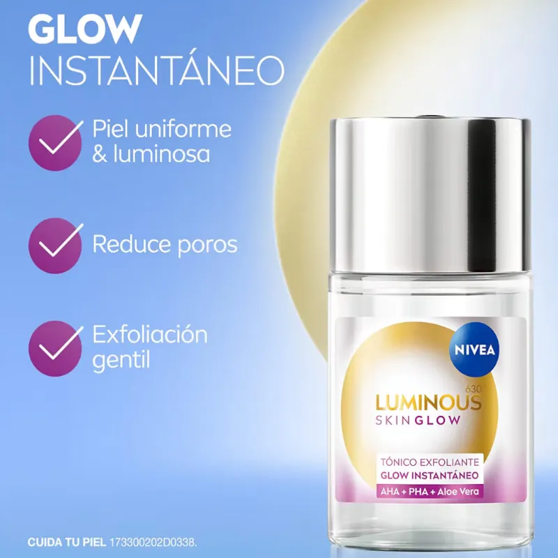 Tónico Exfoliante Luminous630 Skin Glow de Nivea