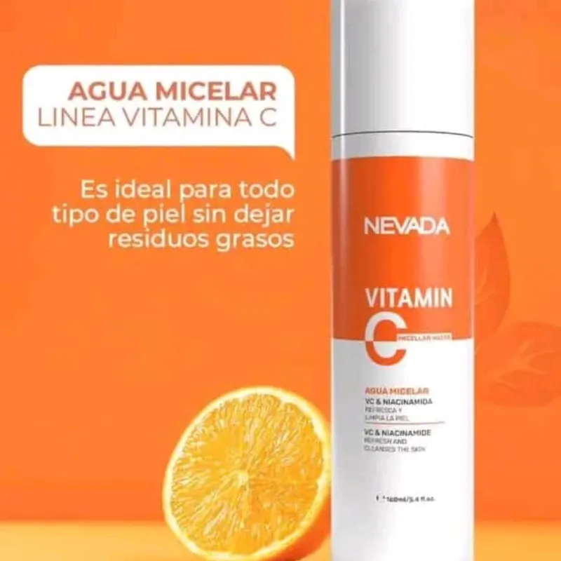 Agua Micelar Vitamina C y Niacidamina