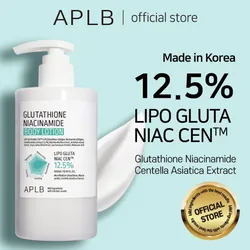 APLB Glutatión Niacinamida Loción Corporal | LIPO GLUTA NIAC CEN 12.5% 10.14 FL.OZ/Cuidado de la piel coreano, hidratación duradera, revitaliza para una suavidad y mejora la textura de la piel