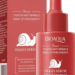 BIOAQUA Snail Essence - Suero facial con proteína de colágeno nutritiva para la piel